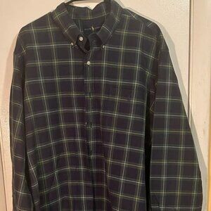 Mens Size XXL Ralph Lauren Plaid Button Down-Excellent Condition